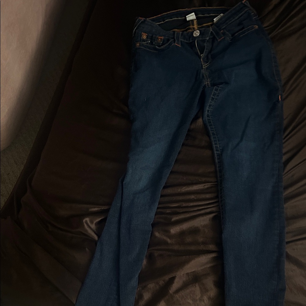 True Religion Dark Blue Skinny Jeans